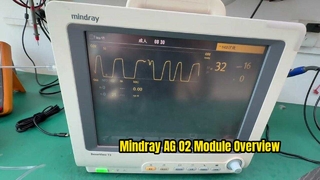 Mindray AG und O2 Modul 115 023943 00 Übersicht