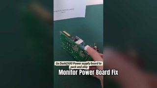 Reparatur und Austausch der Stromversorgungsplatine des Patientenmonitors DASH2500