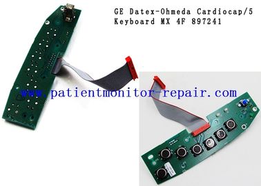 Medical Equipment Keypress Panel For GE Datex - Ohmeda Cardiocap 5 Monitor Keyboard Plate Button Board MX 4F 897241