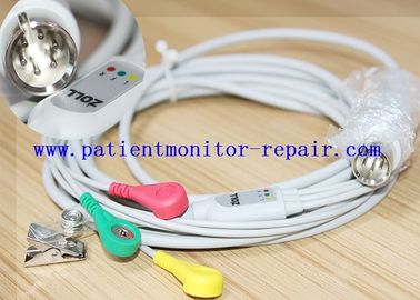 Original Medical Equipment Accessories ZOLL ECG Cables 3LD IEC SHAPS ECG Leadwires REF 8000-0026