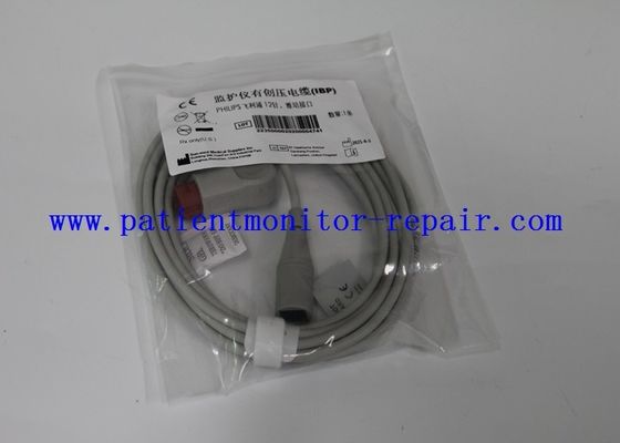 IBP Medical Equipment Accessories 12 Pin Monitor Invasive Voltage Cable For Abbott Interface
