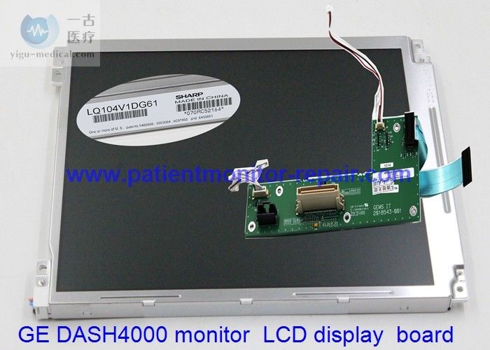 Patientenmonitor-Reparatur-Teile LCD-Bildschirm scharfer PN LQ104V1DG61 GEs DASH4000