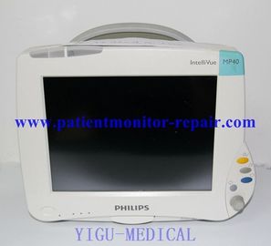 Fachmann benutzte medizinische Ausrüstung von Monitor IntelliVue MP40 ECG